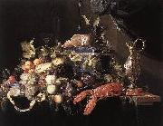 unknow artist Classical Still Life, Fruits on Table USA oil painting artist